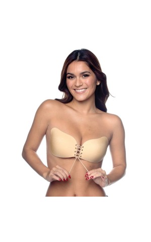 3508 BRAZA CLEAVEAGE PAL Αυτοκόλλητο Σουτιέν STRAPLESS & BACKLESS - Μπεζ
