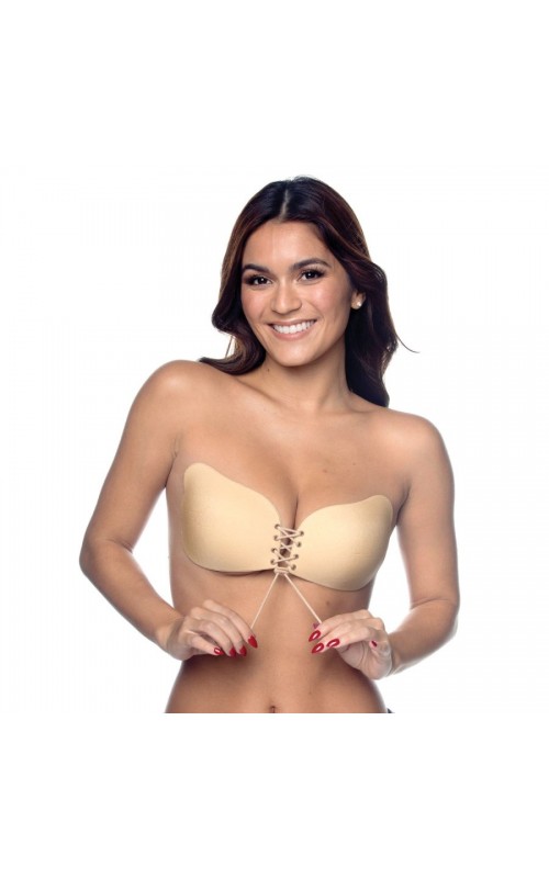 3508 BRAZA CLEAVEAGE PAL Αυτοκόλλητο Σουτιέν STRAPLESS & BACKLESS - Μπεζ