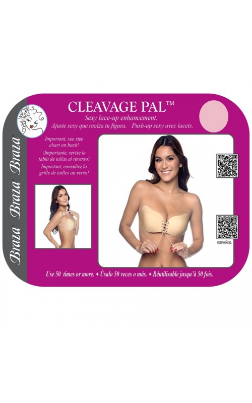3508 BRAZA CLEAVEAGE PAL Αυτοκόλλητο Σουτιέν STRAPLESS & BACKLESS - Μπεζ