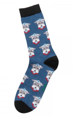 ME-WE Men's cotton fashion socks - Dog
