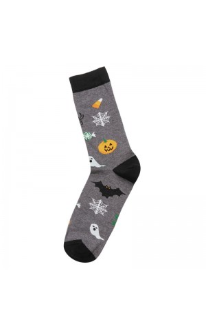 ME-WE Men's cotton fashion socks - Halloween