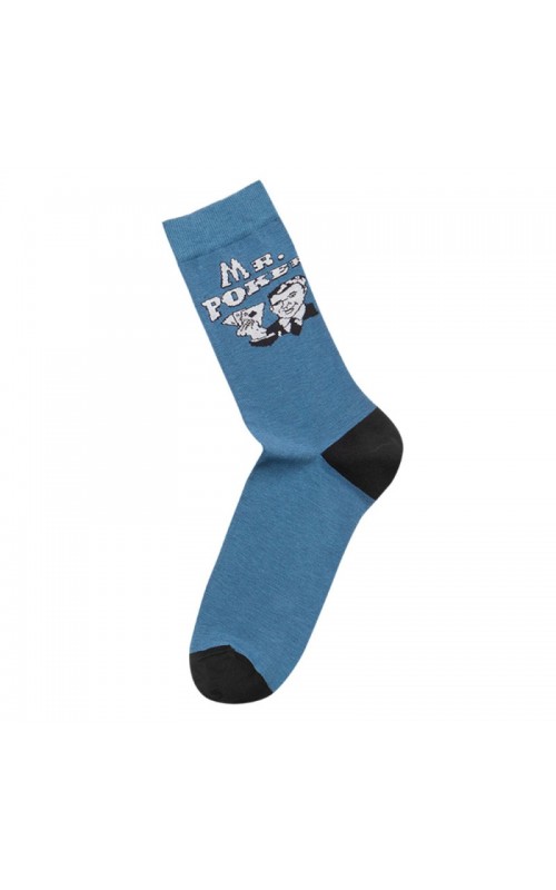 ME-WE Ανδρική βαμβακερή κάλτσα με σχέδιο - Mr Poker