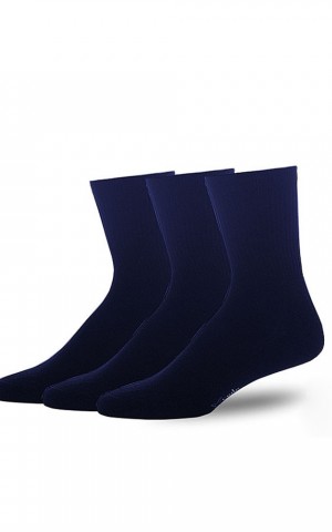 Socks 3 pairs Crew Tennis Blue XCODE 04500