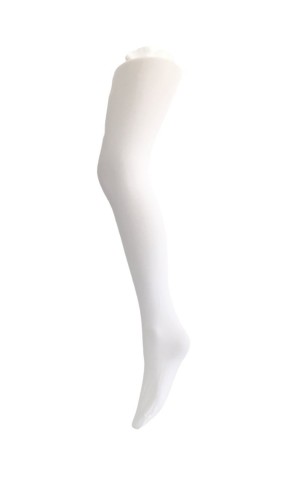 Demon 70DEN Opaque microfibre elastic tights - White
