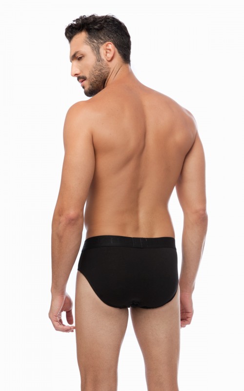 Minerva MenGear Ανδρικό Σλιπ Συσκευασία 2 τεμάχια - Μαύρο