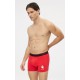 Minerva MenGear Xmas HoHo Ανδρικά Μπόξερ Συσκευασία 2 τεμάχια - Red Santa/Print